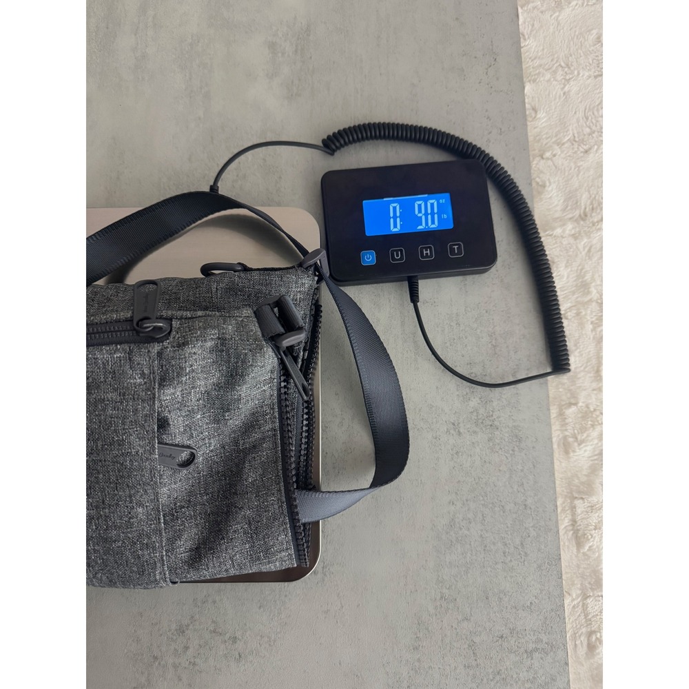 Vera Bradley ReActive Hipster Crossbody Bag Gray Heathered Recycled Polyester - Picture 9 of 9